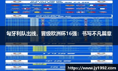 匈牙利队出线，晋级欧洲杯16强：书写不凡篇章